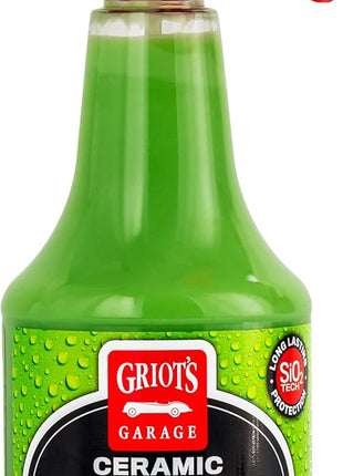 Griot's Garage Ceramic Tire Dressing Coating for Car Detailing, Safe for Rubber, Vinyl, and Plastic Trim on Cars, Trucks, SUVs, Motorcycles, and RVs, 10842, 22oz