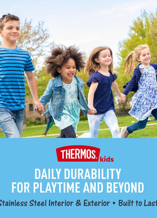 THERMOS FUNTAINER Water Bottle with Spout, 16oz, Minecraft | Kids Stainless Steel Insulated Water Bottle, Keeps Drinks Cold Longer for School & Play, BPA-Free