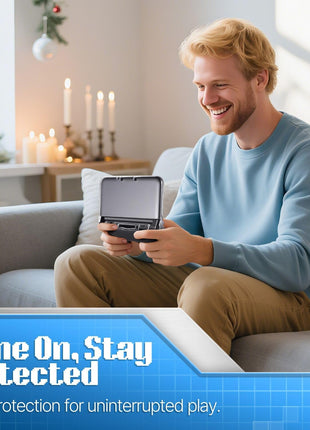 TNP 3DS XL Case - Ultra Clear Crystal Transparent Hard Shell Protective Case Cover Skin Accessory Compatible with Nintendo 3DS XL LL