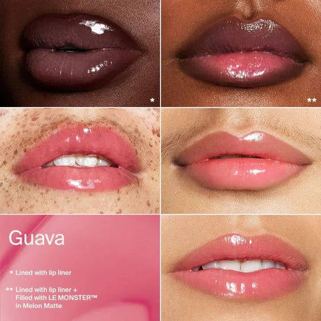 HAUS LABS BY LADY GAGA PHD HYBRID LIP GLAZE - Guava (Soft Warm Pink) & ENTEL Aloe vera Sheet Masque (BONUS)