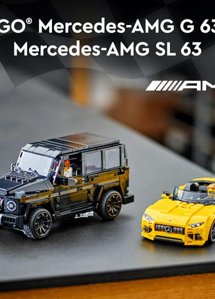 LEGO Speed Champions Mercedes-AMG G 63 & SL 63 Building Toys - Kids Pretend Play Toy Cars for Boys & Girls, Ages 10+ Years - Gifts for Christmas - 76924