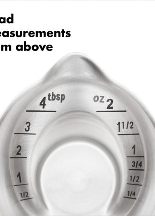 OxO SteeL Angled Measuring Jigger