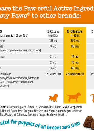 Zesty Paws Puppy Allergy & Immune Soft Chews + Puppy Calming Soft Chews