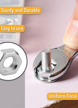 Mr. Pen- Bolts, Nuts, and Washer Assortment Kit, 113 pcs, Assorted Nuts and Bolts, Washer Kit