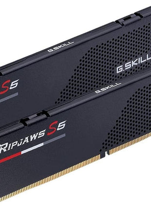 G.SKILL Ripjaws S5 Series DDR5 RAM (Intel XMP 3.0 & AMD EXPO) 32GB (2x16GB) 5200MT/s CL40-40-40-83 1.10V Desktop Computer Memory U-DIMM - Matte Black (F5-5200J4040A16GX2-RS5K)