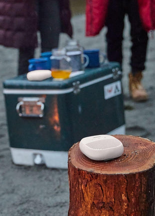 Bose SoundLink Micro Bluetooth Speaker: Small Portable Waterproof Speaker with Microphone, White Smoke