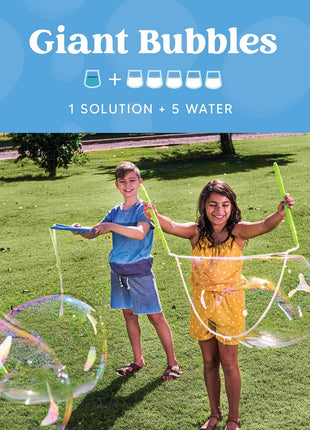 JOYIN 32 OZ Concentrated Bubble Solution for Bubble Machines (Up to 2.5 Gallons), Concentrated Solution Refills for Machine, Wands, Blower, Easter, Kids, Parties