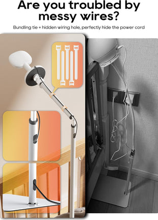 Floor Stand Suitable for Nanit Baby Monitor, Holder Mount with Adjustable Height and Stable Base (Camera not Included)