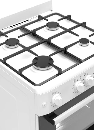 PremiumLevella 24" Gas Range with 4 Burners and 2.7 Cu. Ft. Oven Capacity (Black)