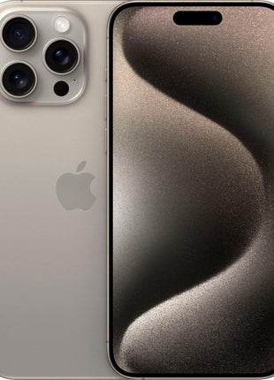 Apple iPhone 15 Pro Max, 256GB, Natural Titanium - Unlocked (Renewed Premium)