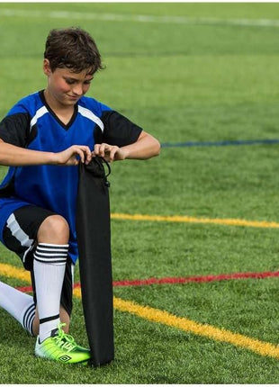 Franklin Sports Blackhawk Backyard Soccer Goal - Portable Pop Up Soccer Nets - Youth + Adult Folding Indoor + Outdoor Goals - Multiple Sizes + Colors