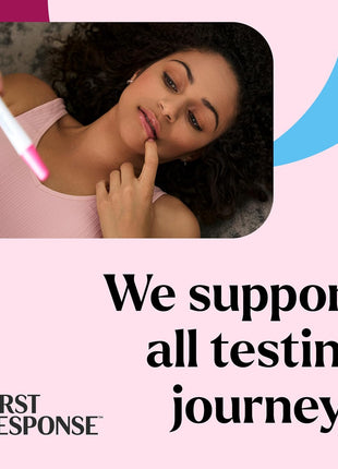 FIRST RESPONSE Comfort Check Pregnancy Test, 8 Count, Pink & White