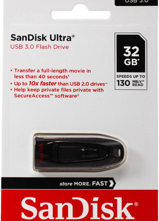 SanDisk 32GB Ultra USB 3.0 Flash Drive - SDCZ48-032G-UAM46