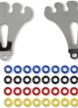 Mr. Gasket Wire Loom Set,4 Wire Short, Chrome