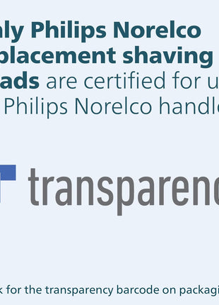 Philips Norelco Genuine Replacement Heads, 3 Count | 45 Self Sharpening SteelPrecision blades, Compatible with Series 5000 & 7000, SH71/52