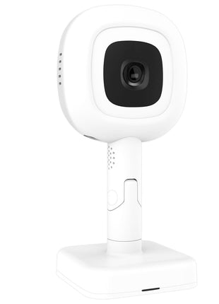 Travel Stand for Nanit Pro Baby Monitor-Prevents Falling Off, Flex Multi-Stand Wall Mount for Nanit Pro Camera with 10FT USB C Charging Cable Power Adapter-White (Camera Not Included)