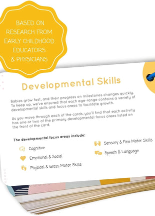Curious BabyTM Award Winning 40+ Activities for Baby & Me (0-12 Months) | Developmentally-Focused and Stimulating Creative Playtime Ideas for Baby & Me | Includes Black/White High-Contrast Cards