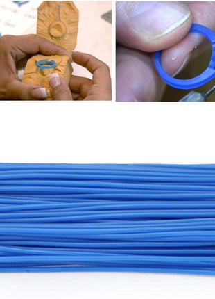 Wax Sprue Sticks, Casting Wax Wire, Jewelry Wax Tube, 5.9 * 0.1 inch Jewelry Wax Mold Wax Line Wax Wire Wax Sticks Wax Casting Sprue Sticks for Jewelry Wax Model Casting Wax