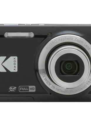 Kodak PIXPRO Friendly Zoom FZ55 Digital Camera (Black) Bundle with 32GB SD Card, Camera Case, and Battery Travel Charger (4 Items)