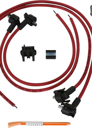 MSD 31689 Super Conductor Spark Plug Wire Set, 4 Cylinder Midget