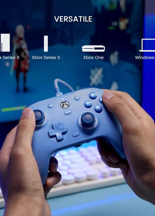 GameSir G7 SE Wired Controller for Xbox Series X|S, Xbox One & Windows 10/11, Plug and Play Gaming Gamepad with Hall Effect Joysticks/Hall Trigger, 3.5mm Audio Jack (Blue)