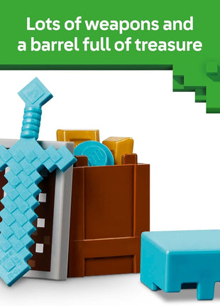 LEGO Minecraft The Illager Desert Patrol Toy Figures and Playset - Building Minecraft Toy for Kids, Boys and Girls, Ages 7+ - with 4 Figures for Pretend Play - Gift Idea for Birthdays - 21267