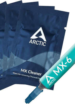 ARCTIC MX-6 (4 g, incl. 6 MX Cleaner) - Ultimate Performance Thermal Paste for CPU, Consoles, Graphics Cards, laptops, Very high Thermal Conductivity, Long Durability, Non-Conductive