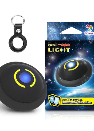 Brook Pocket Auto Catch Light-Dual Account Auto Catcher for Pocket Monster, Smallest & Lightest Auto Catch Device, Bluetooth Accessory, Fast Auto Spin & Catch for iOS & Android