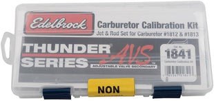 Edelbrock 1841 Thunder Series AVS Carburetor Calibration Kit