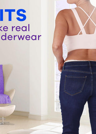 Always Discreet Adult Diapers for Women, Incontinence Underwear, Postpartum Essentials, Disposable Briefs, Max Absorbency, Bladder Leak Protection, Small/Medium, 32ct