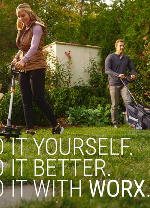 WORX Electric Lawn Edger, 12 Amp 7.5" Trencher for Lawn Landscaping, WG896 | 3-Position Adjustable Cutting Depth, Lawn Edging & Trenching Dual Use, Corded