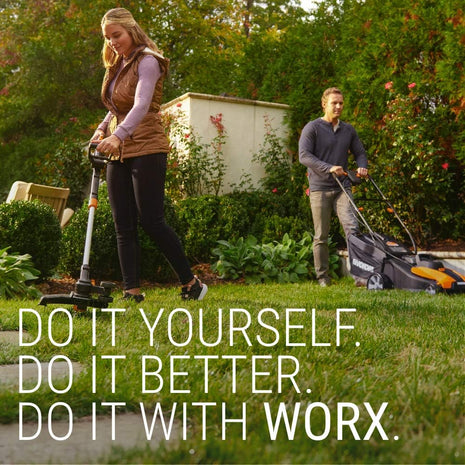 WORX Electric Lawn Edger, 12 Amp 7.5" Trencher for Lawn Landscaping, WG896 | 3-Position Adjustable Cutting Depth, Lawn Edging & Trenching Dual Use, Corded