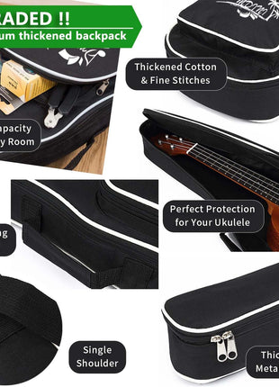 Soprano Ukulele for Kids 21 Inch Hawaiian Wood Ukelele Beginner Kit | Incl. Online Lesson Gig Bag Strap Nylon String Tuner Picks - Green Adult Starter Ukalalee Set Student Ukalelee Christmas Gift