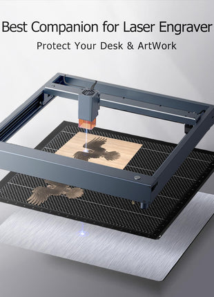 YOOPAI Honeycomb Laser Bed 500x500mm Honeycomb Working Table with Aluminum Panel for Laser Cutter Engraver Accessories, Desktop Protection, Fast Heat and Smoke Dissipation 19.68 inchx19.68 inch