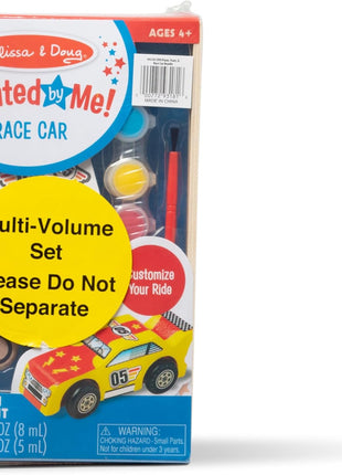 Melissa & Doug Decorate-Your-Own Wooden Craft Kits Set - Plane, Train, and Race Car