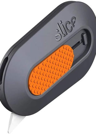 Slice Mini Box Cutter, Manual Retracting, Safe Ceramic Box Cutter Lasting 11x Longer than Metal, Keychain Box Opener, 1 Pack