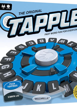 USAOPOLY The Original TAPPLE, The Fast-Paced Family Board Game,Choose a Category & Race Against The Timer to be The Last Player,Learning Word Game for Ages 8 & Up, 2-8 Players, 15-20 Minute Play Time