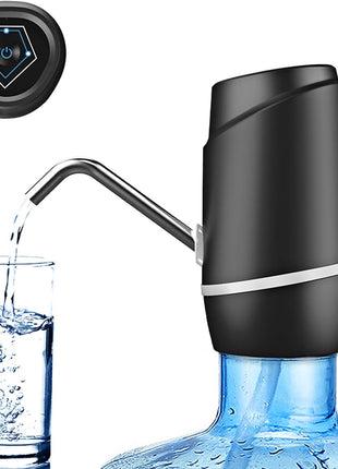 5 Gallon Electric Drinking Portable Water Dispenser, Universal USB Charging Water Bottle Pump For 2-5 Gallon With 2 Silicone