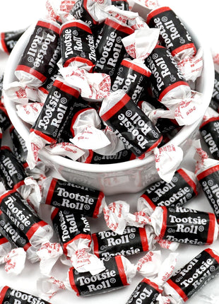 Tootsie Roll Midgees, 1lb Bulk Bag (Approx. 70 Pieces), Mini Chewy Candies, Individually Wrapped Bulk Candy, Chocolate Candies, The Hampton Popcorn & Candy Company