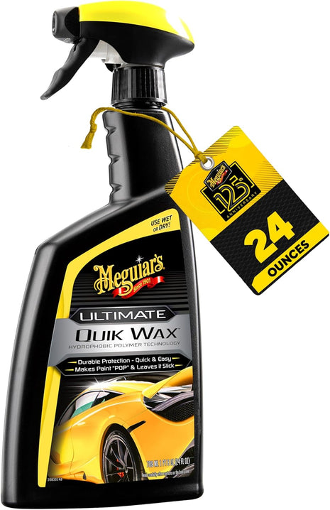 Meguiar's Ultimate Quik Wax, Durable Protection, Quick and Easy - 24 Oz Spray Bottle