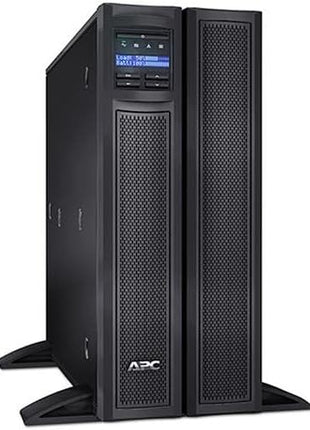 APC Network UPS, 3000VA Smart-UPS Sine Wave, Short Depth UPS with Extended Run Option, SMX3000LVNC, Network Management Card, Tower/4U Rack Convertible, Line-Interactive, 120V Black