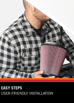 K&N X-Stream Top Filter: High Performance, Premium, Washable, Replacement Engine Filter: Filter Height: 1 In, Shape: Round Lid, 66-1101