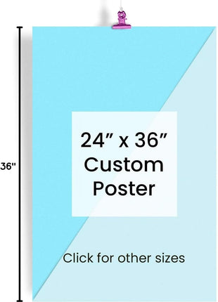 EzPosterPrints - Custom Poster Print - Upload Your Image/Photo - Personalized Photo Prints, Create Your Own Poster - Print Any Photos, Images - 24 X 36 inches