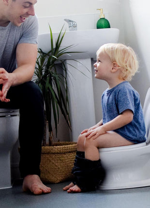 Nuby My Real Potty Training Toilet with Life-Like Flush Button and Sound - 18+ Months - White