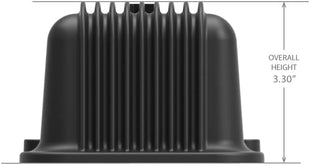 Holley Sbc Valve Cvrs,Finned,Chevy Script Blk
