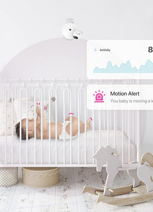 iBaby i6 Smart Baby Monitor with Breathing and Sound Machine, 2K Baby Video Camera Monitor, Upgrade Motion and Temperature alerts, No Subscription