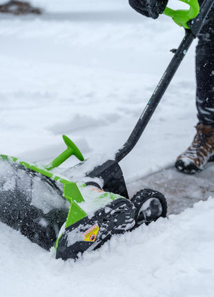 Earthwise SN74016 40-Volt Cordless Electric Snow Shovel, Brushless Motor, 16-Inch width, 300lbs/Minute (Battery and Charger Included)