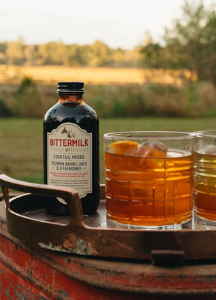 Bittermilk No.1 Bourbon Barrel Aged Old Fashioned Mix - All Natural Handcrafted Cocktail Mixer - Old Fashioned Syrup - More Complex than Bitters & Simple Syrup