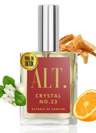 ALT. FRAGRANCES Crystal No. 23 – Inspired by Bac. Roug. 540, Unisex Perfume, Extrait de Parfum, Long Lasting Perfume for Men & Women with Jasmine, Amberwood & Cedar Notes, 60ml