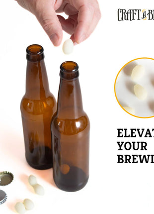 Craft A Brew - Carbonation Drops - For At Home Beer Brewing - Substitute For Priming Sugar - Prepares Homebrew For Carbonation & Bottle Conditioning - Beer & Hard Cider - No Added Flavor - 60 Count